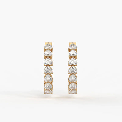 Heara Sparkle Hoop Earrings