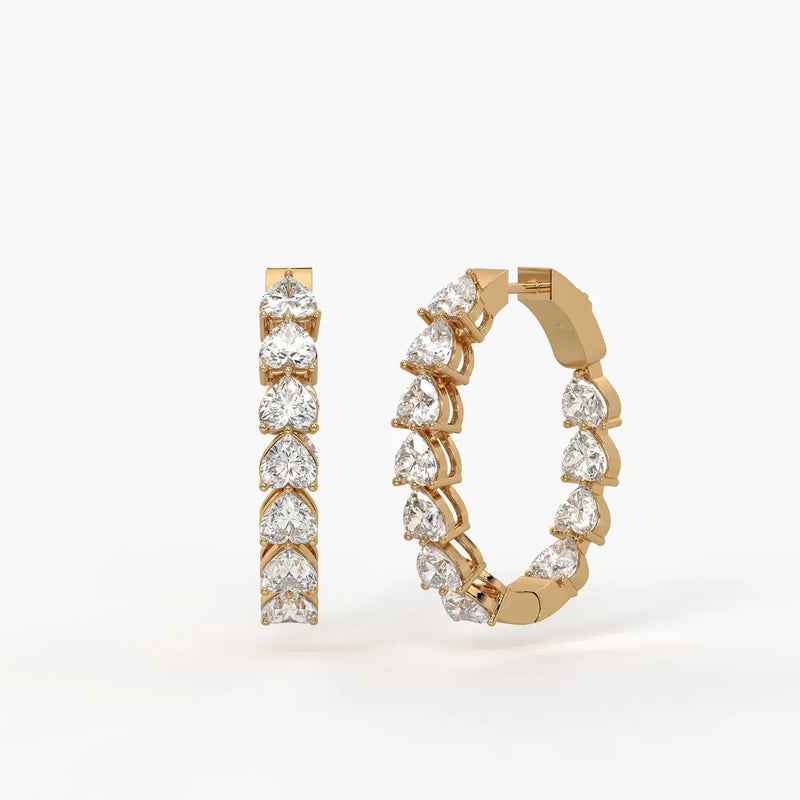 Heara Sparkle Hoop Earrings
