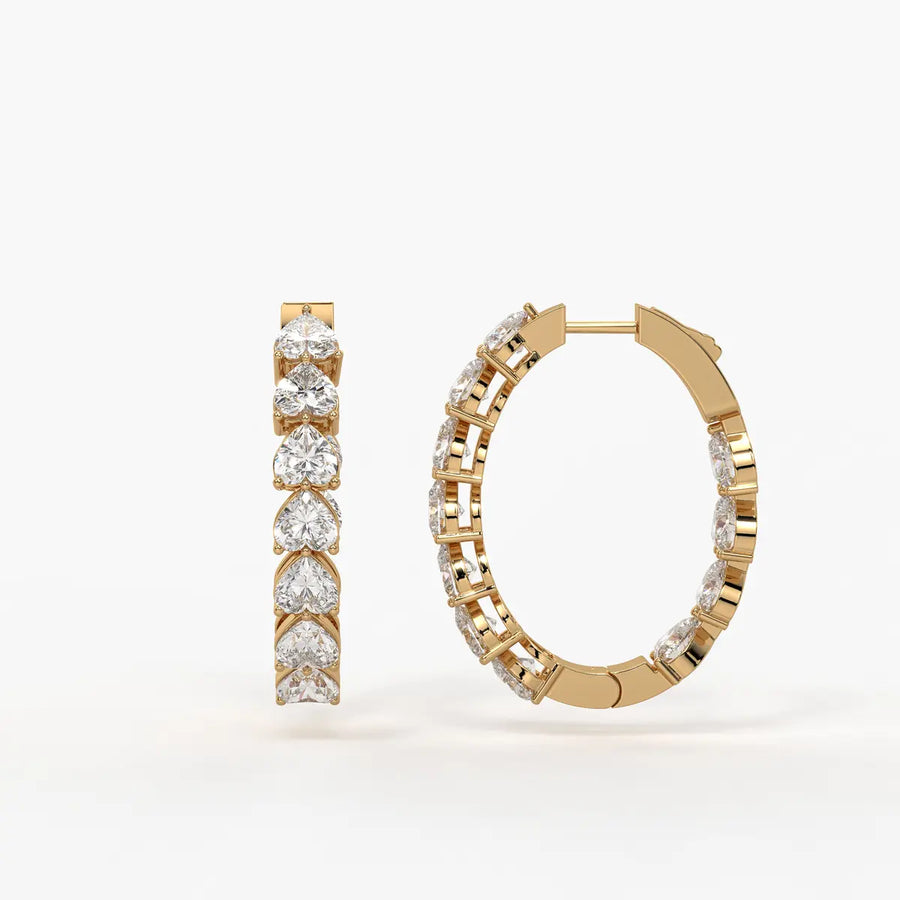 Heara Sparkle Hoop Earrings