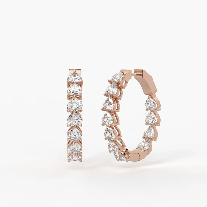 Heara Sparkle Hoop Earrings