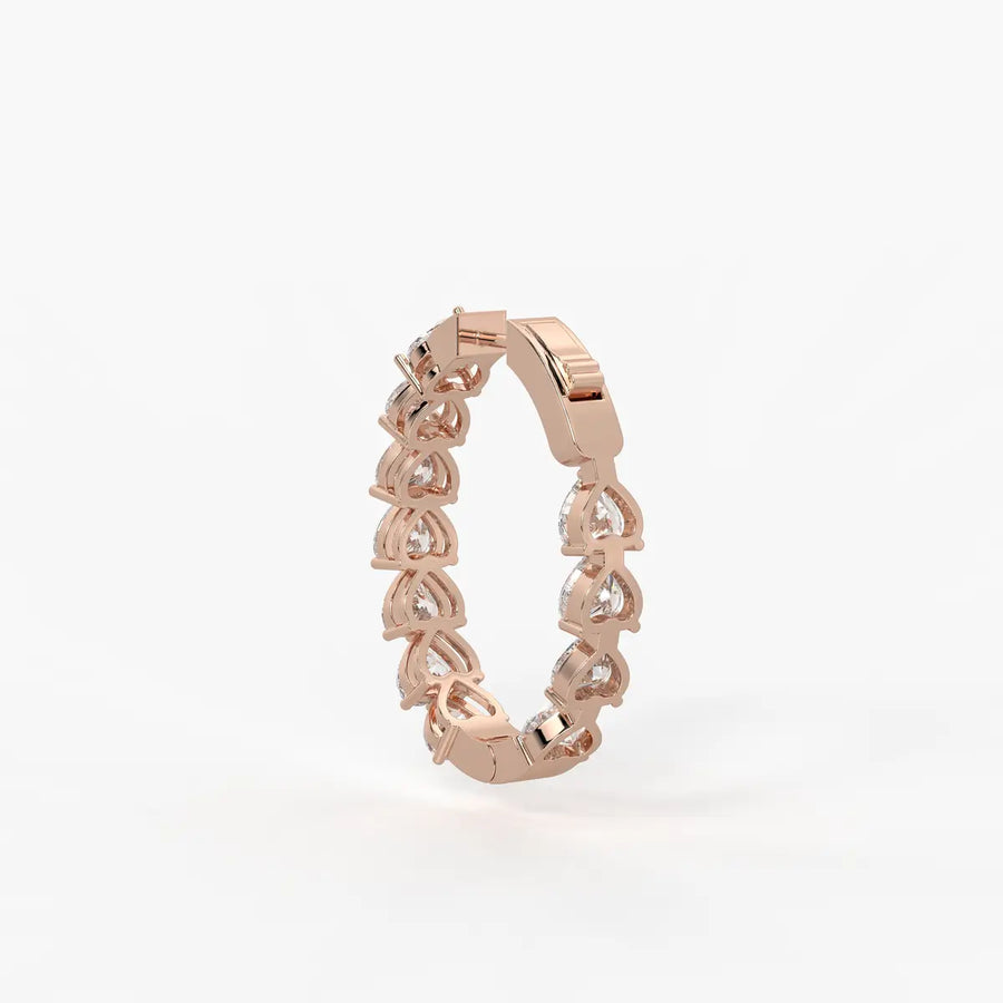 Heara Sparkle Hoop Earrings