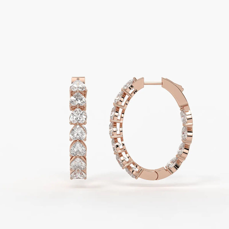 Heara Sparkle Hoop Earrings