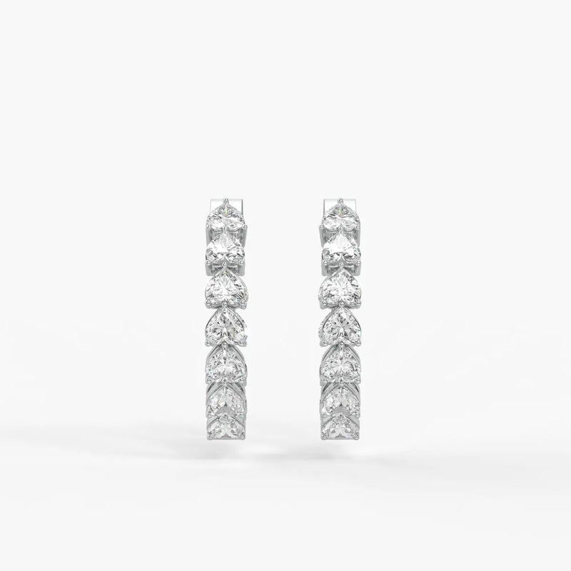 Heara Sparkle Hoop Earrings