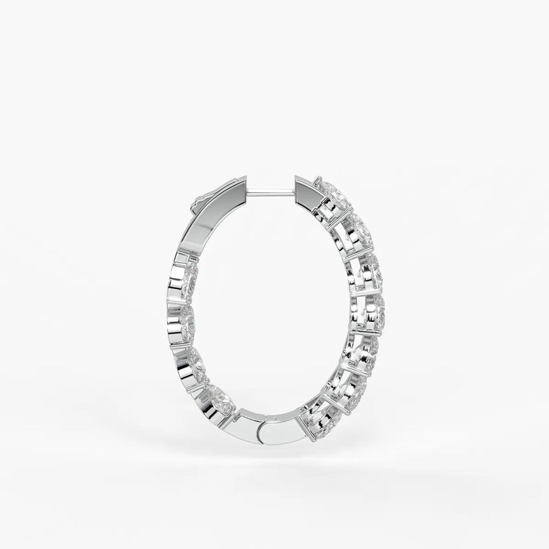 Heara Sparkle Hoop Earrings