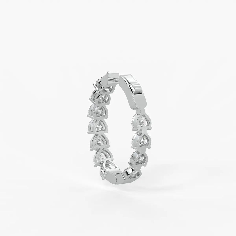 Heara Sparkle Hoop Earrings