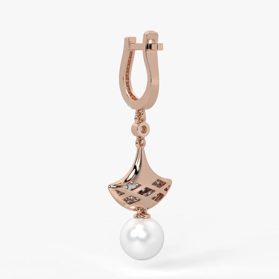 Fan Pav? Drop Earrings
