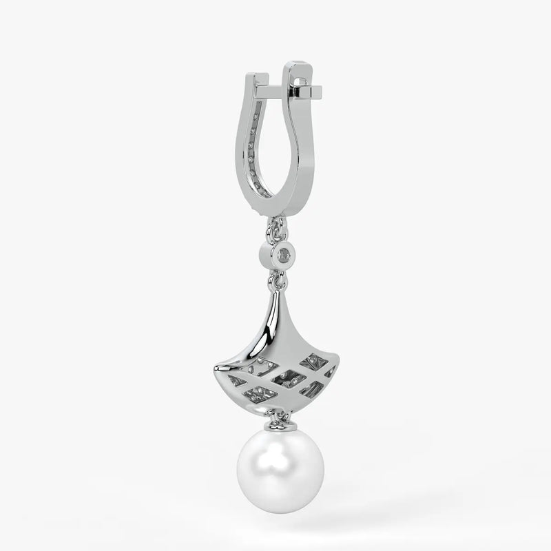 Fan Pav? Drop Earrings