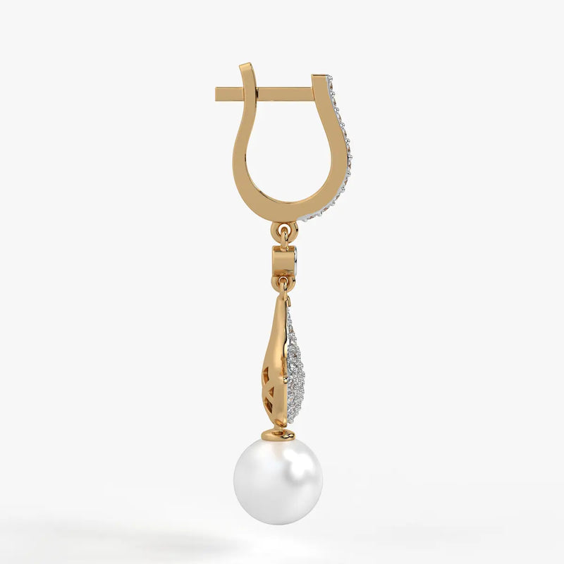 Fan Pav? Drop Earrings
