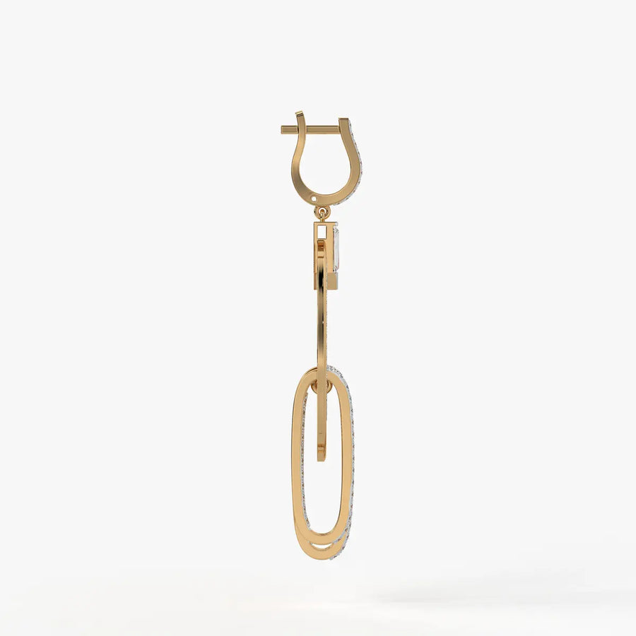 Orbit Layered Drop Earrings