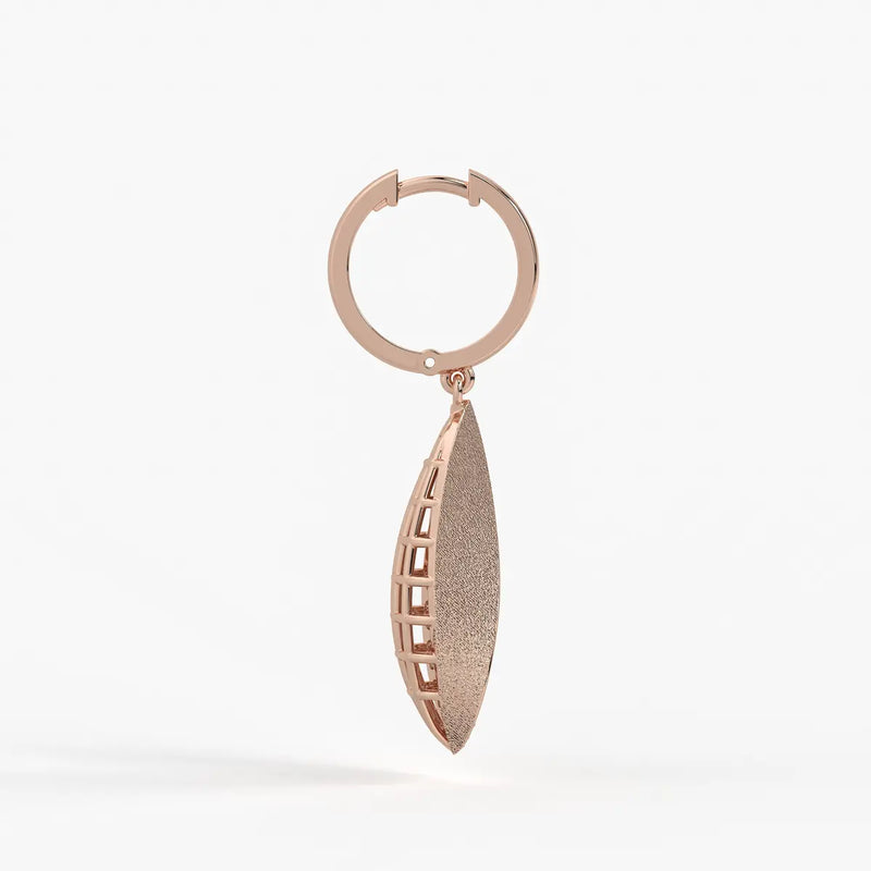 Twist Leaf Drop Earrings