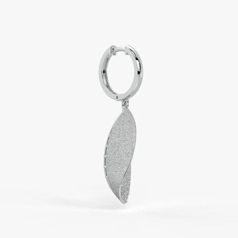 Twist Leaf Drop Earrings