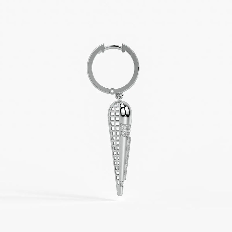 Tapered Cone Drop Earrings