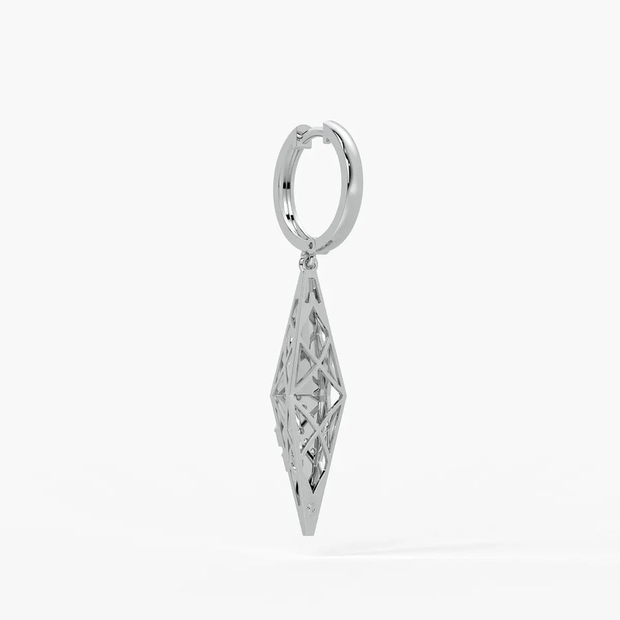 Geometric Arrow Drop Earrings