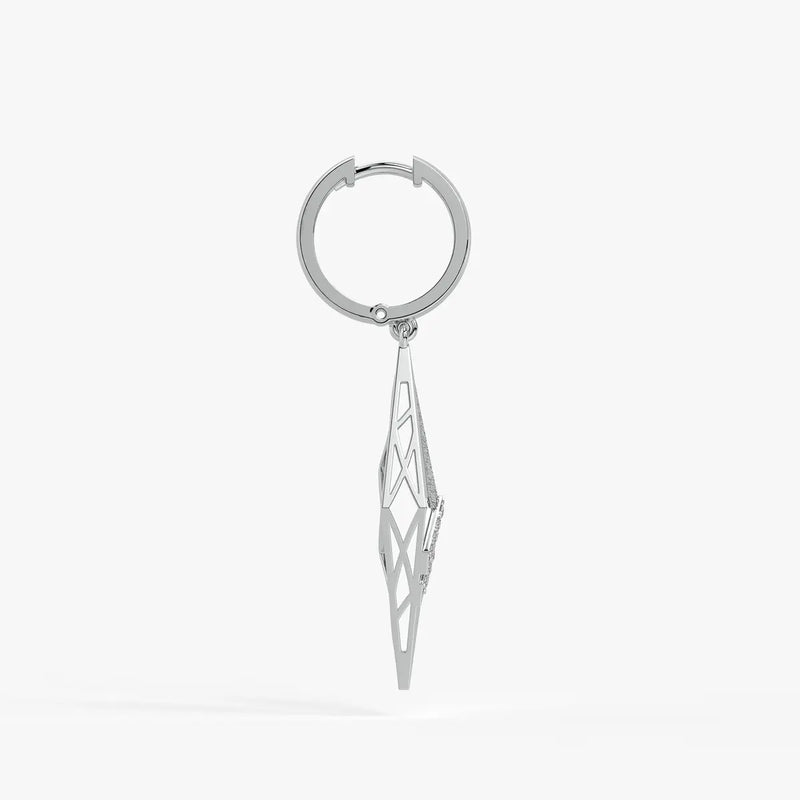 Geometric Arrow Drop Earrings