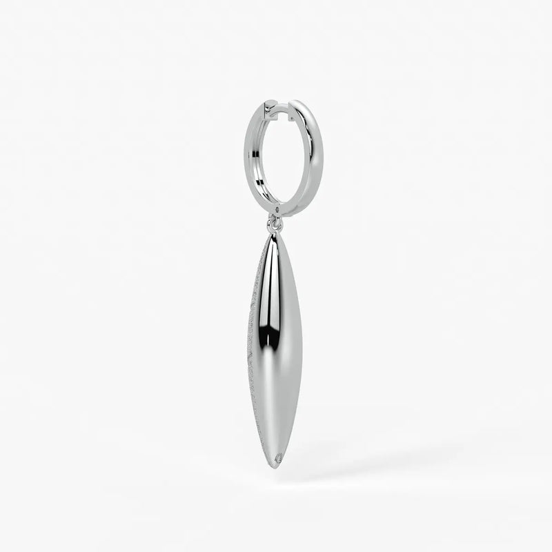 Feather Line Drop Earrings
