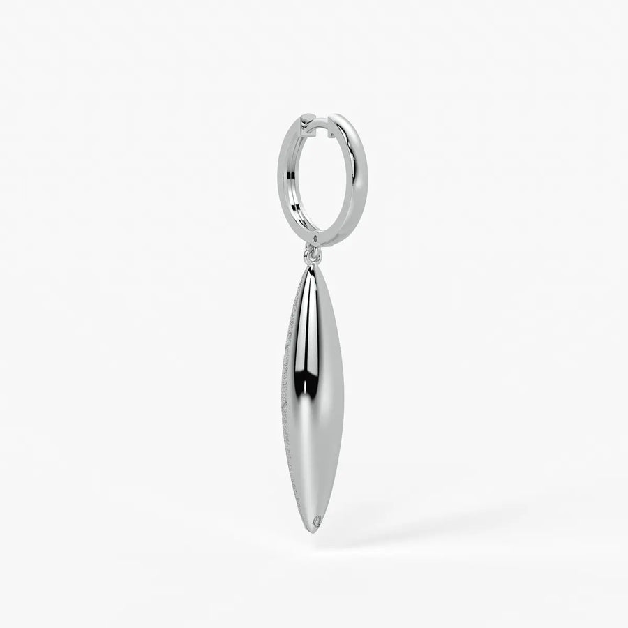 Feather Line Drop Earrings