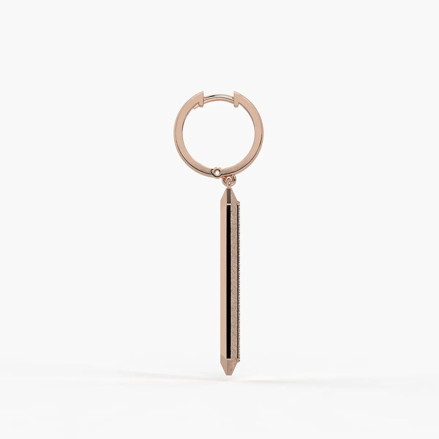 Octagon Bar Drop Earrings