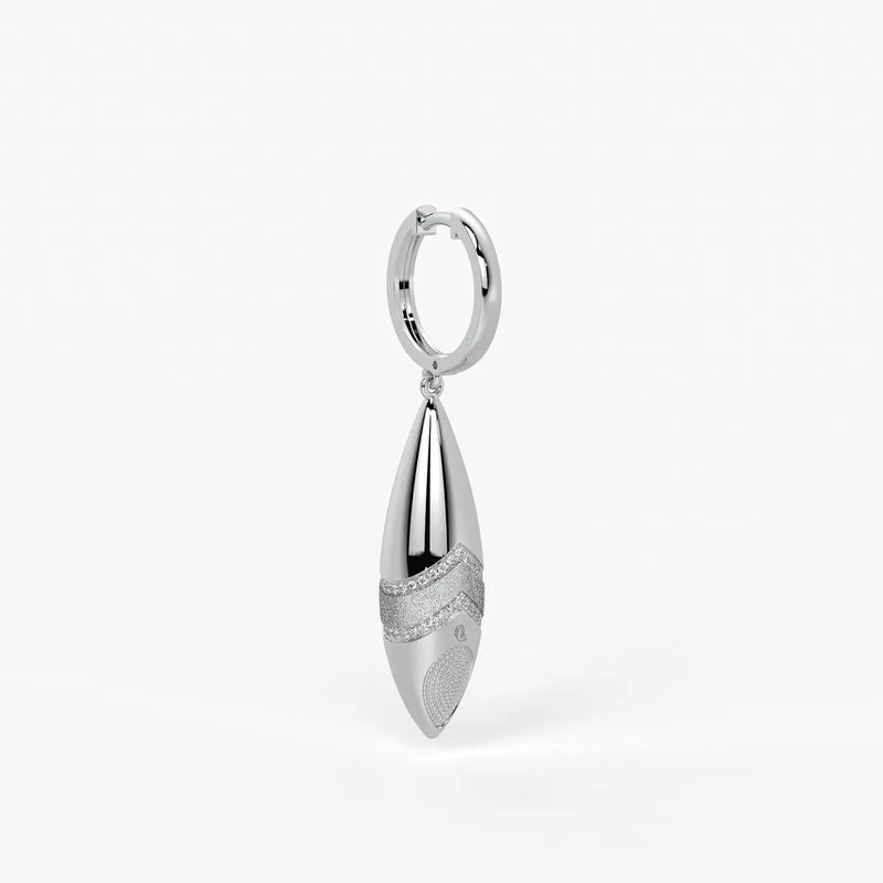 Tapered Teardrop Drop Earrings