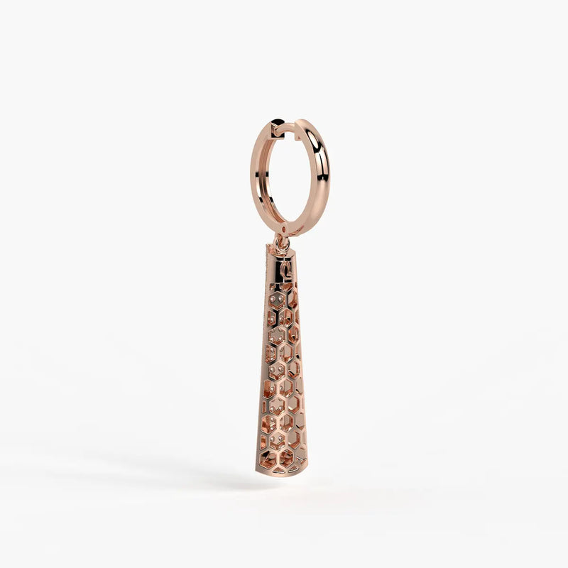 Tapered Bar Drop Earrings