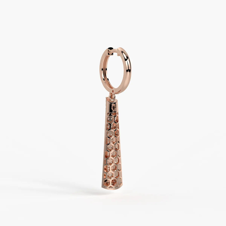 Tapered Bar Drop Earrings