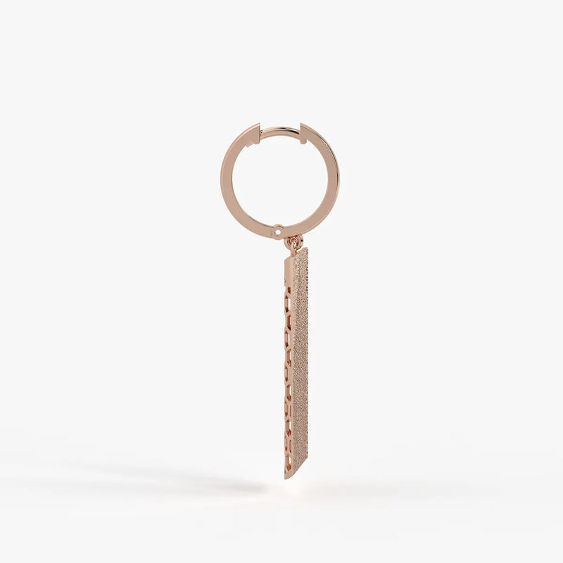 Tapered Bar Drop Earrings