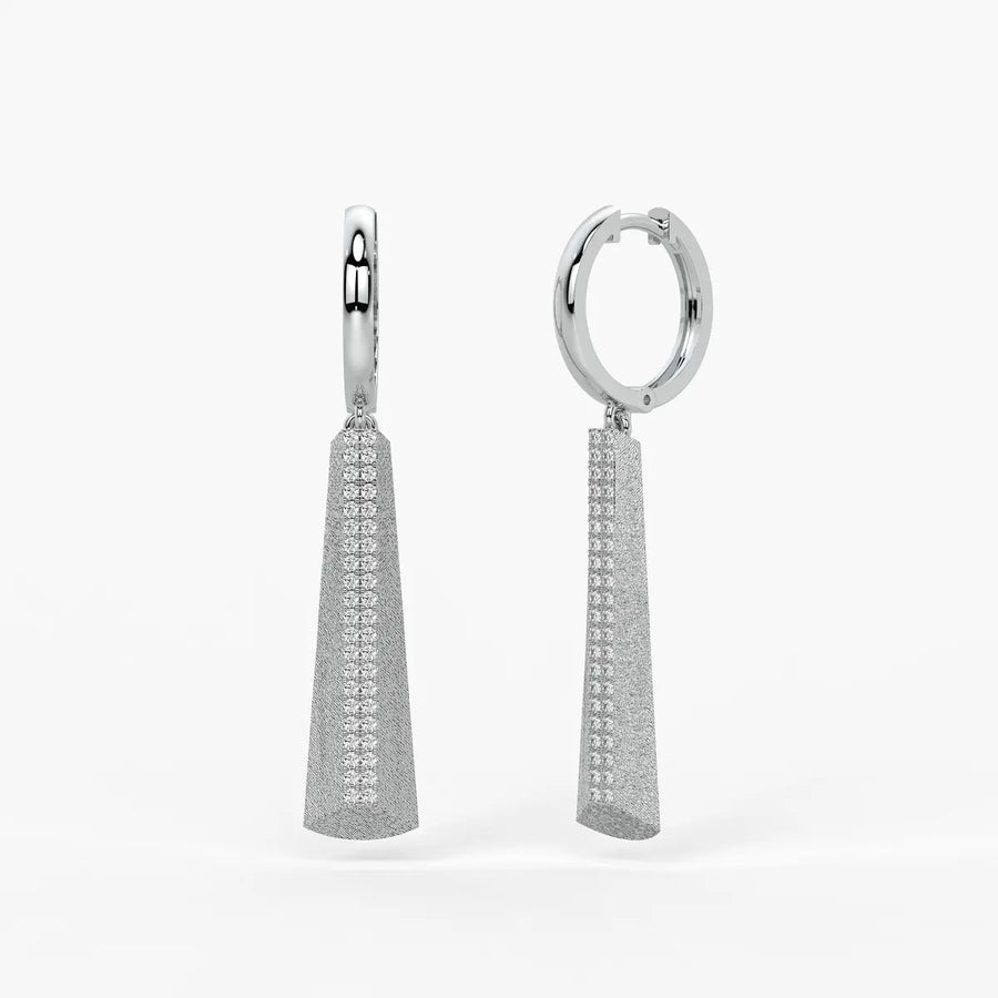 Tapered Bar Drop Earrings
