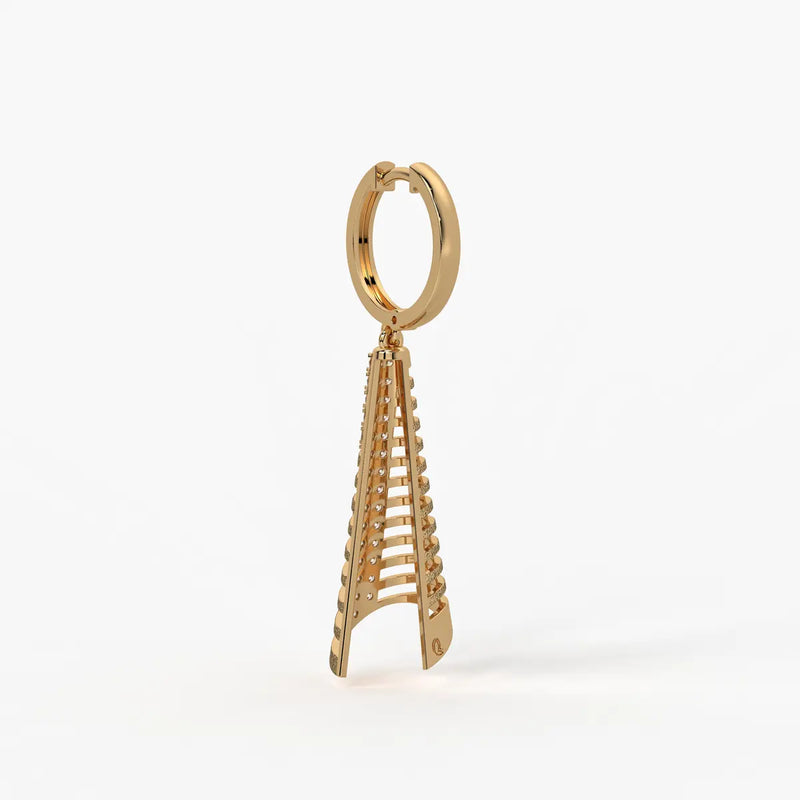 Lattice Tapered Drop Earrings