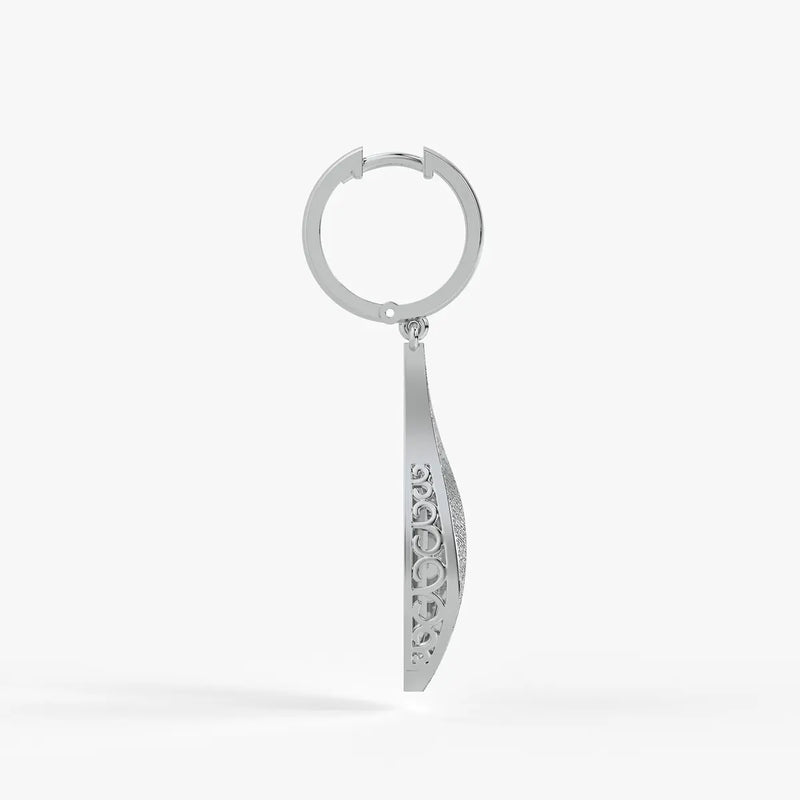 Swirl Leaf Drop Earrings