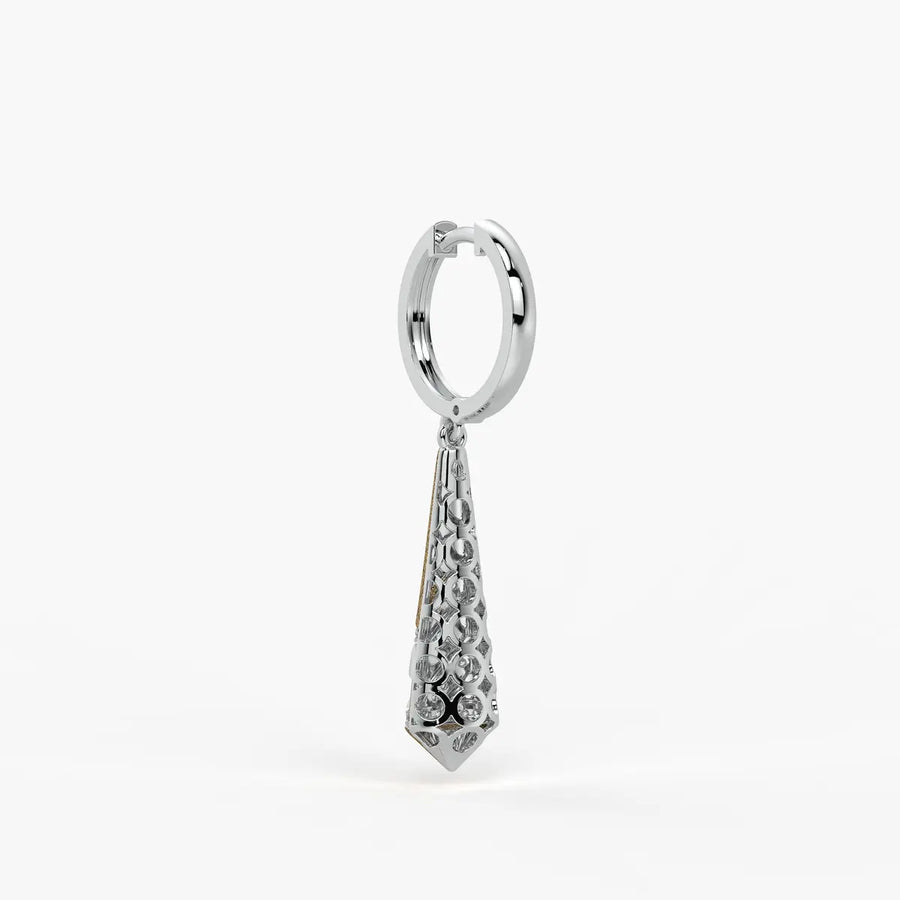 Spiral Cone Drop Earrings
