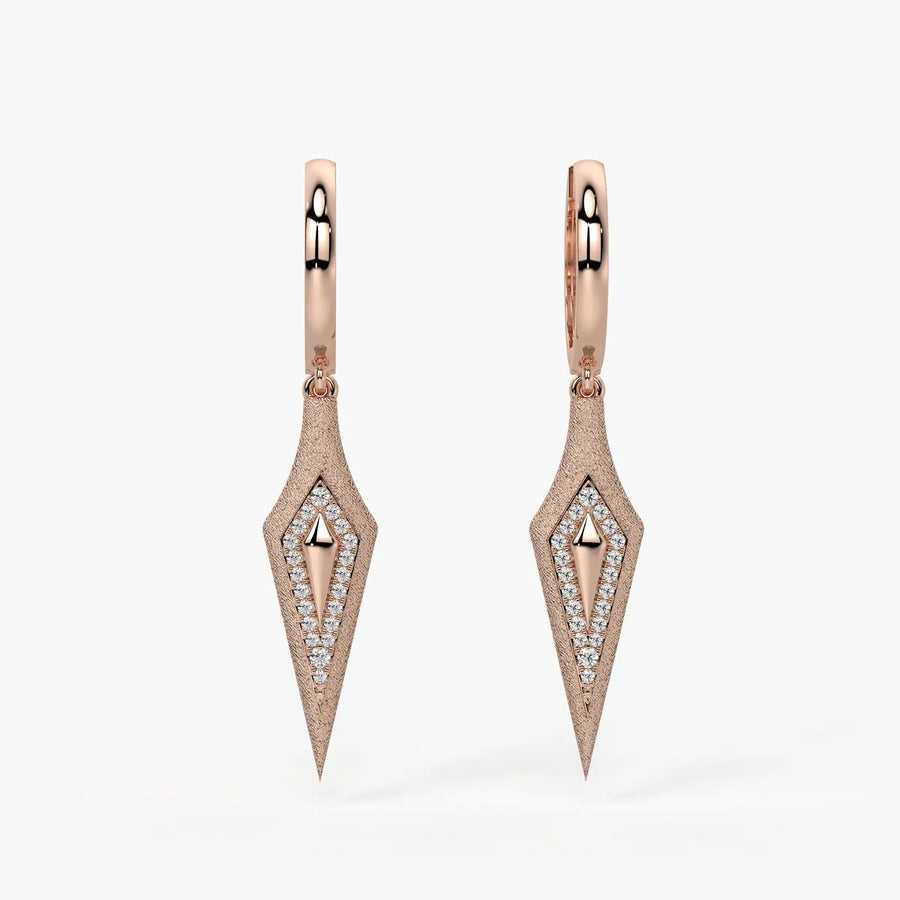 Arrow Prism Drop Earrings