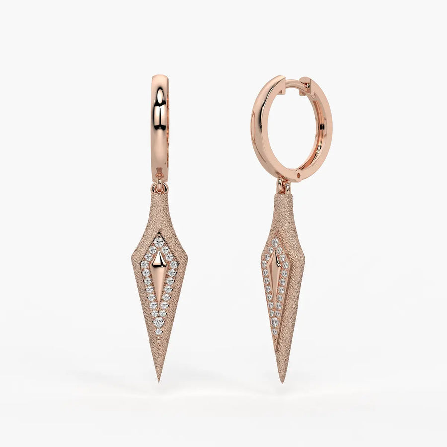 Arrow Prism Drop Earrings