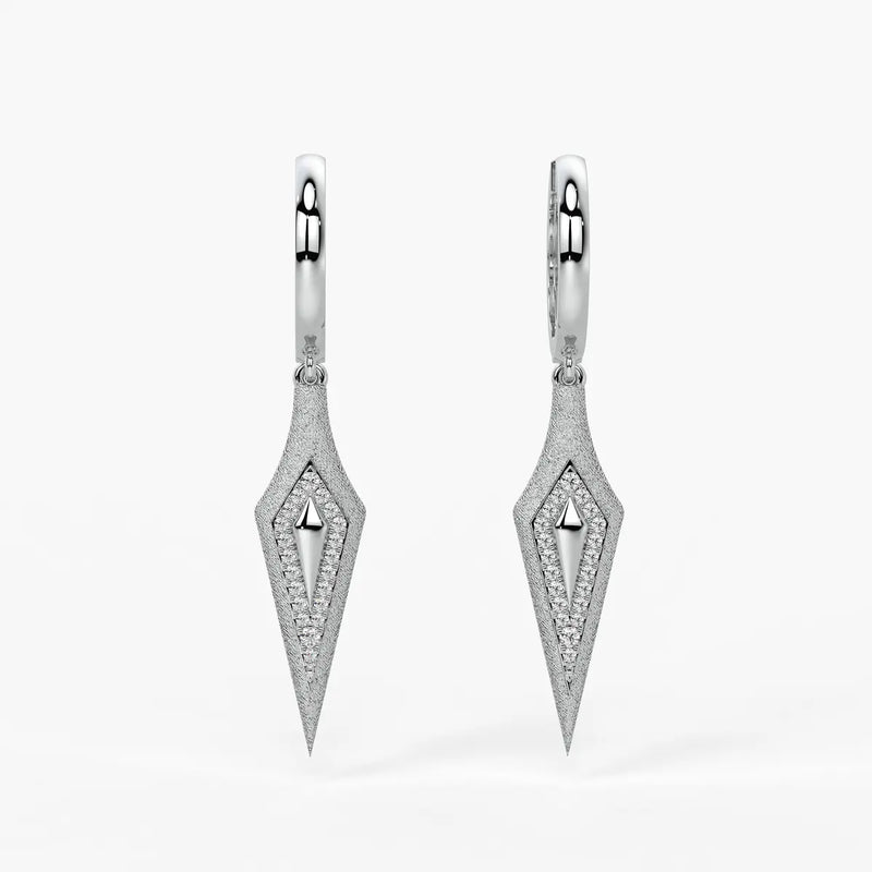 Arrow Prism Drop Earrings
