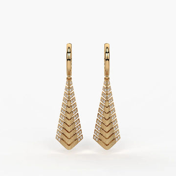 Vantiq Velocity Chevron Earrings