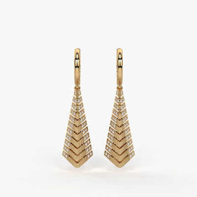 Vantiq Velocity Chevron Earrings