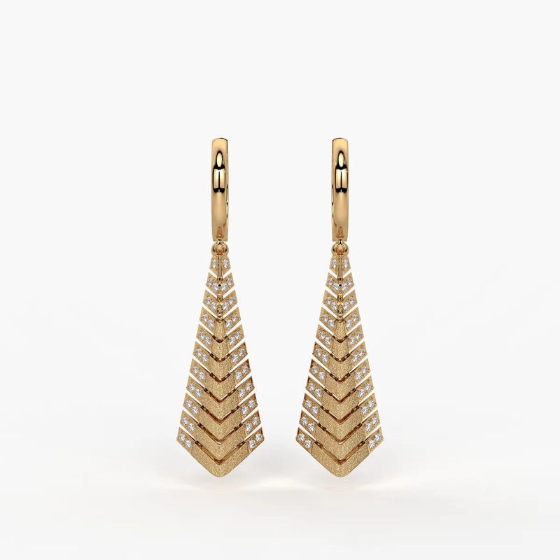 Vantiq Velocity Chevron Earrings