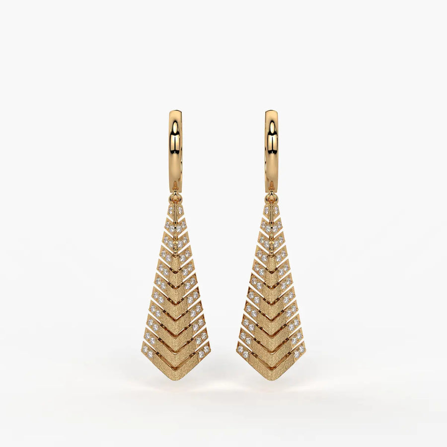 Vantiq Velocity Chevron Earrings