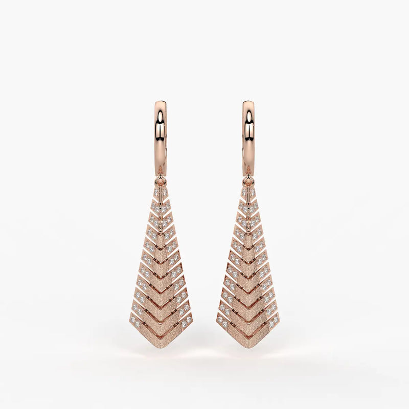 Vantiq Velocity Chevron Earrings