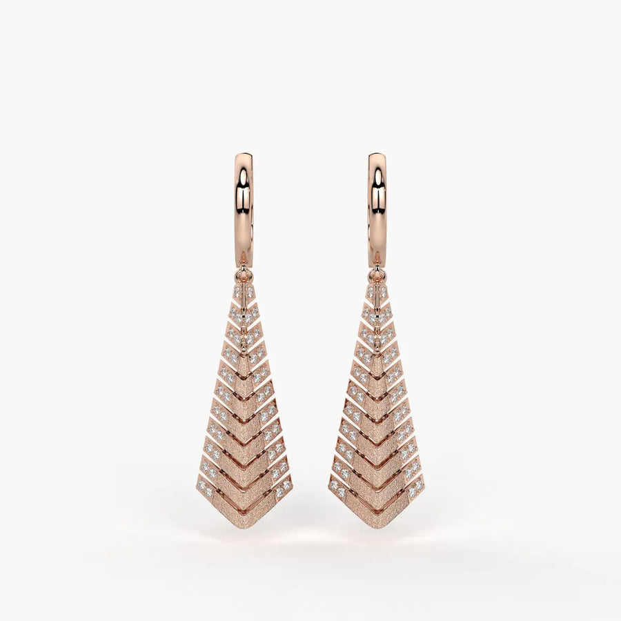 Vantiq Velocity Chevron Earrings