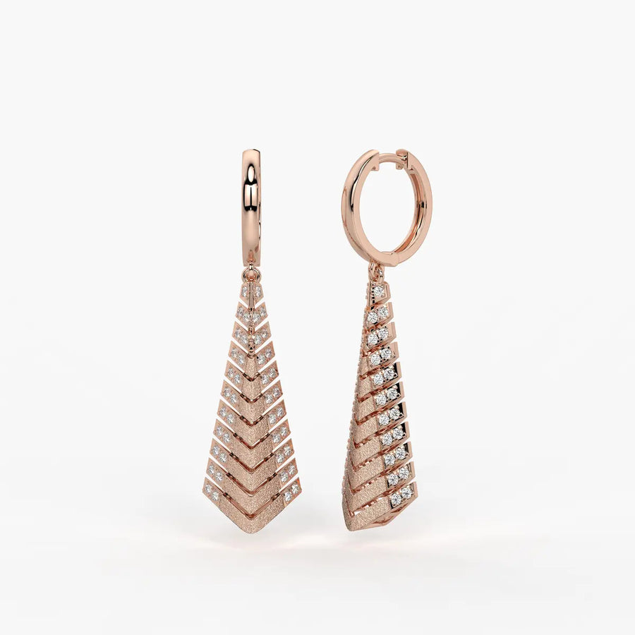 Vantiq Velocity Chevron Earrings