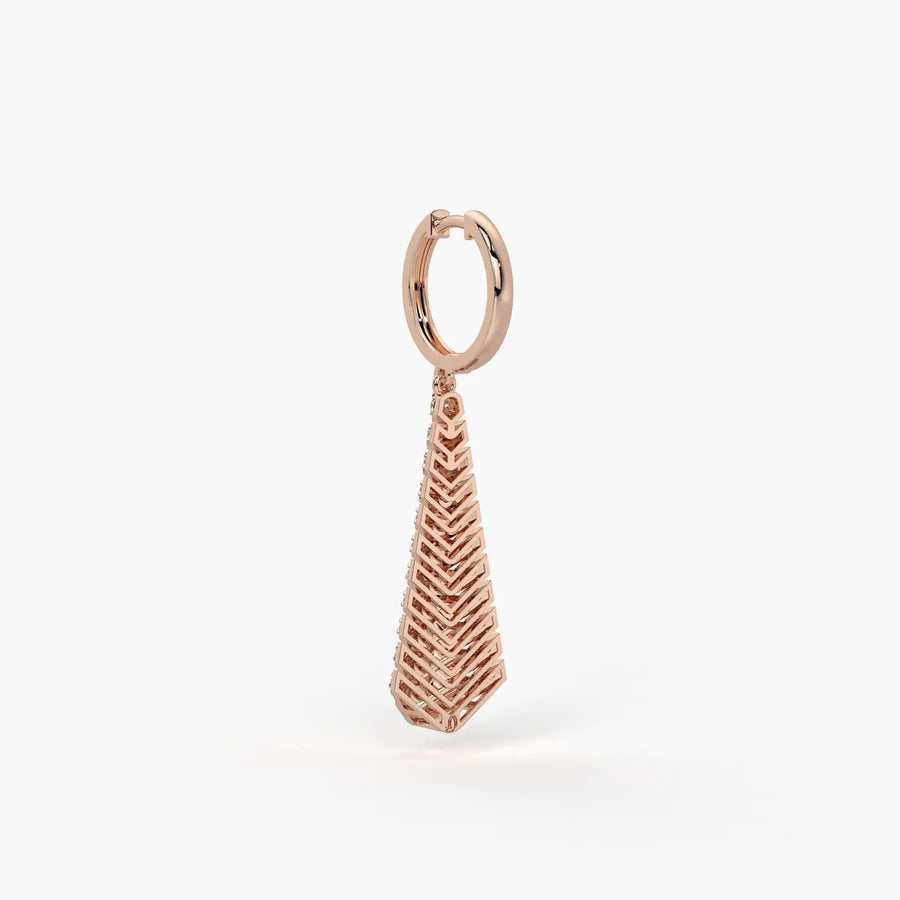Vantiq Velocity Chevron Earrings