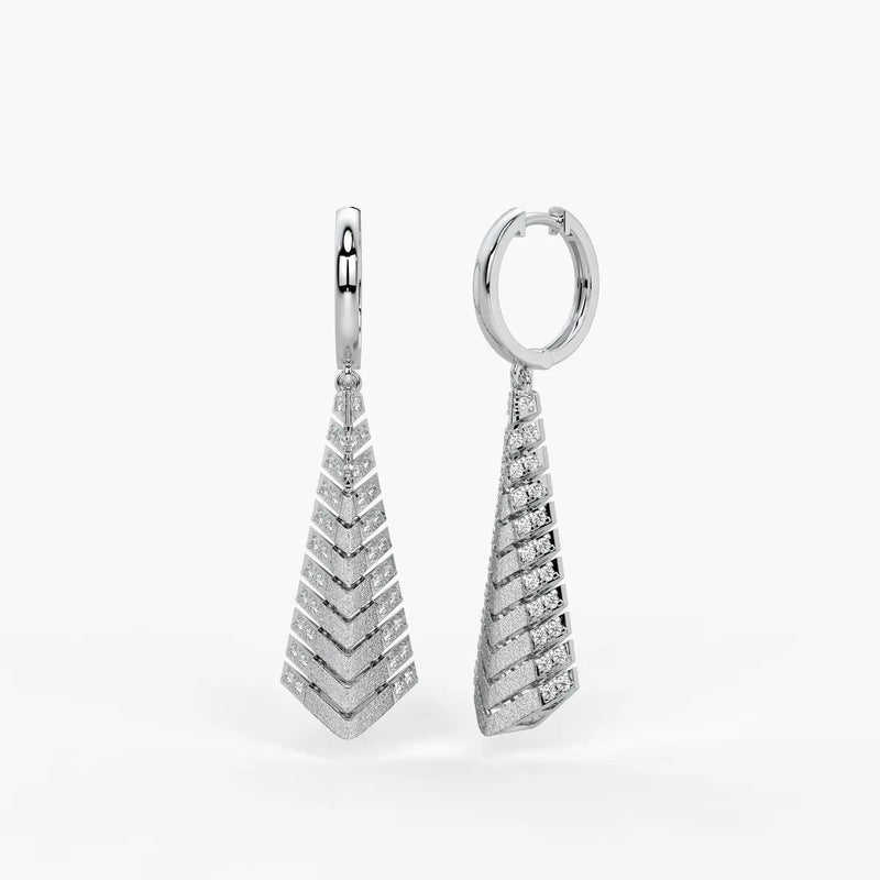 Vantiq Velocity Chevron Earrings