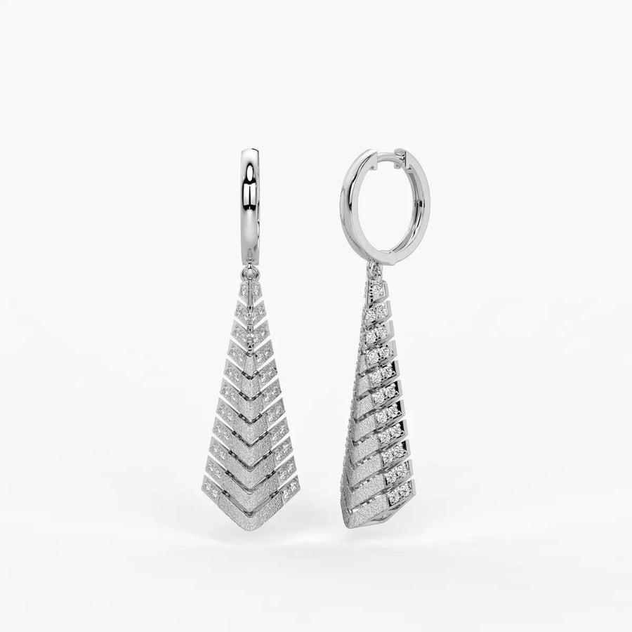 Vantiq Velocity Chevron Earrings