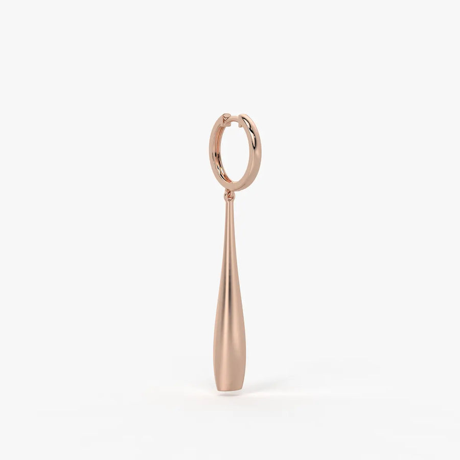 Elara Sway Drop Hoop Earrings