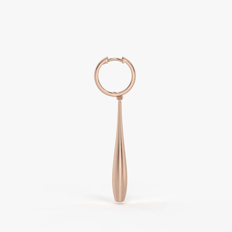 Elara Sway Drop Hoop Earrings