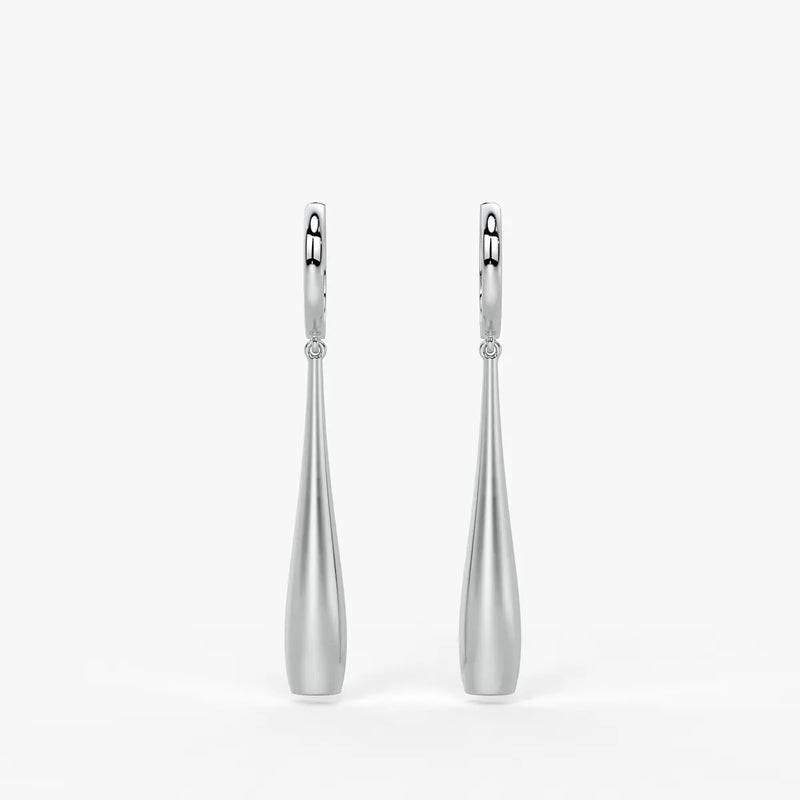 Elara Sway Drop Hoop Earrings