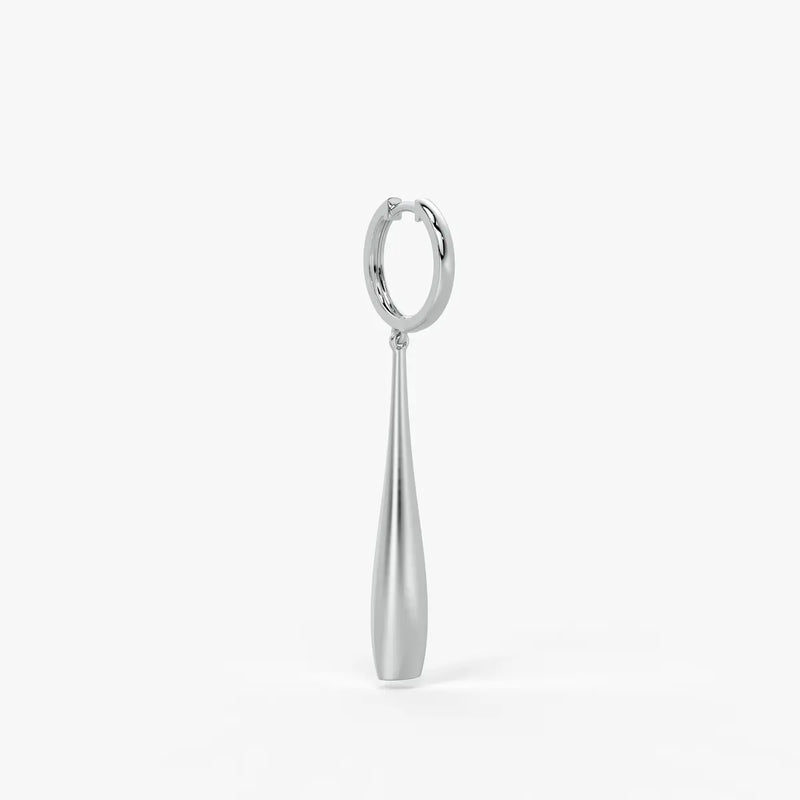 Elara Sway Drop Hoop Earrings