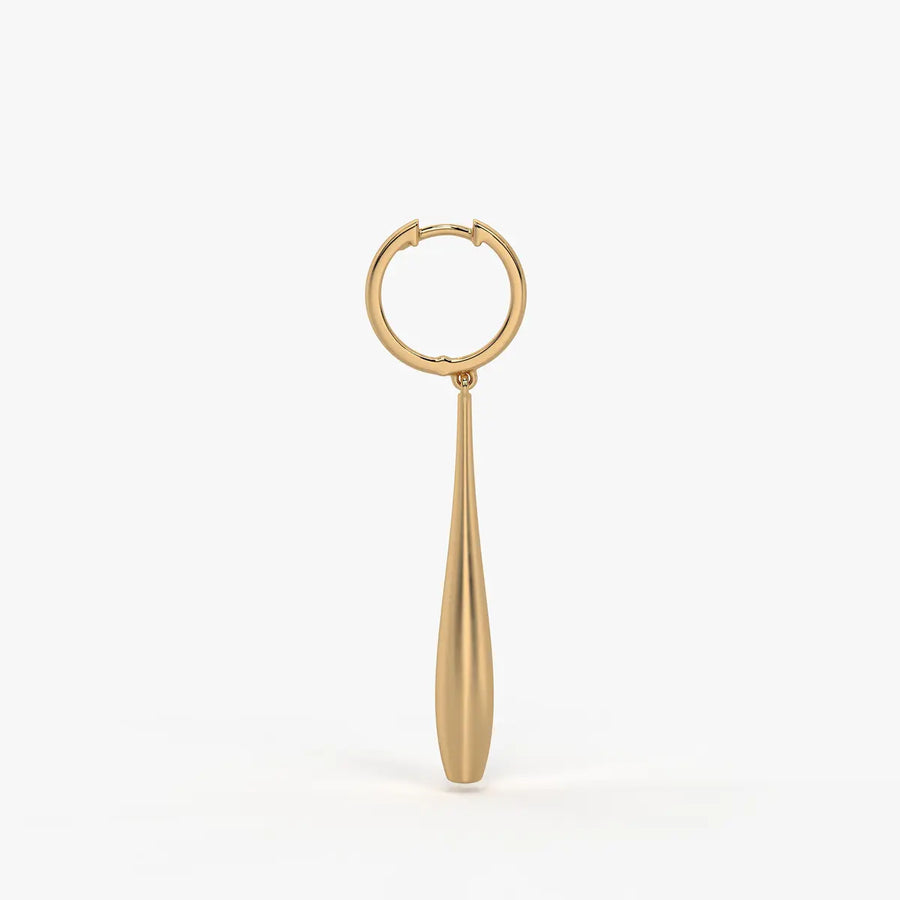 Elara Sway Drop Hoop Earrings