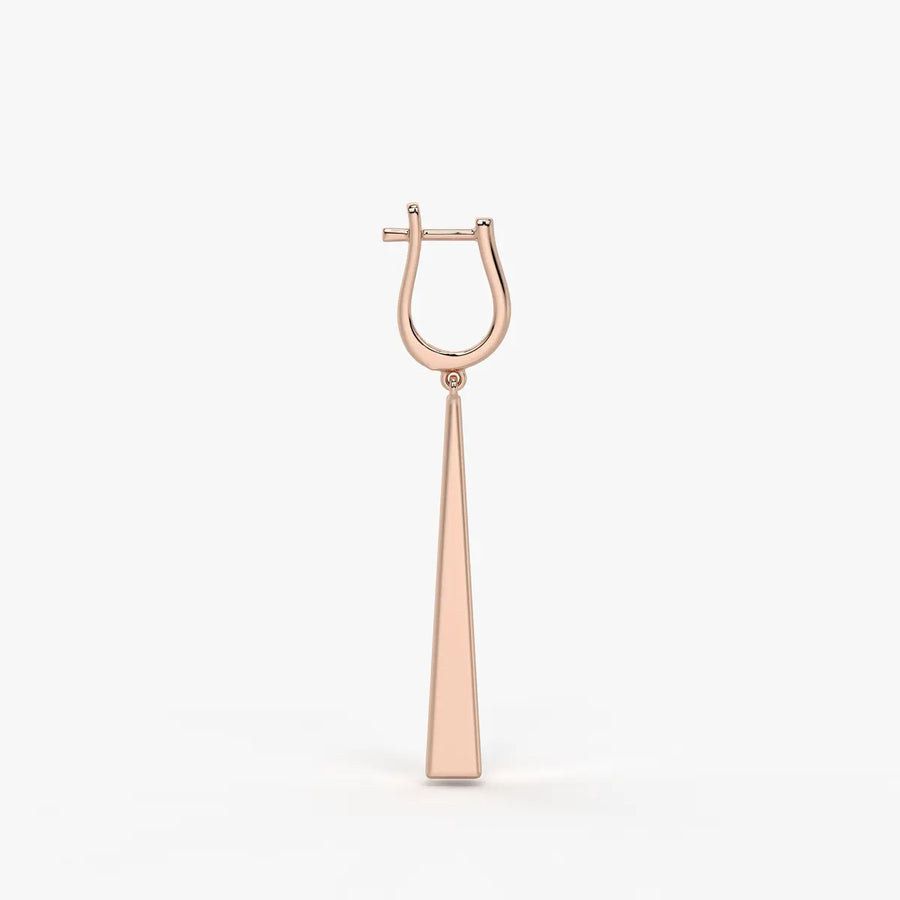 Avenyx Taper Drop Hoop Earrings