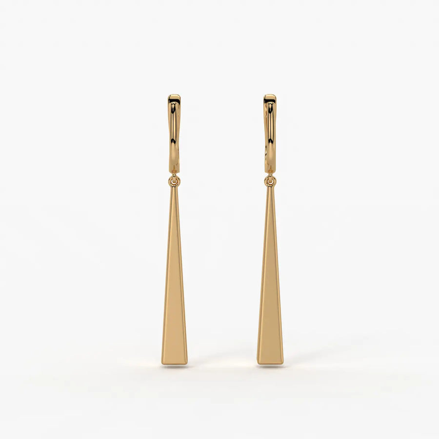 Avenyx Taper Drop Hoop Earrings