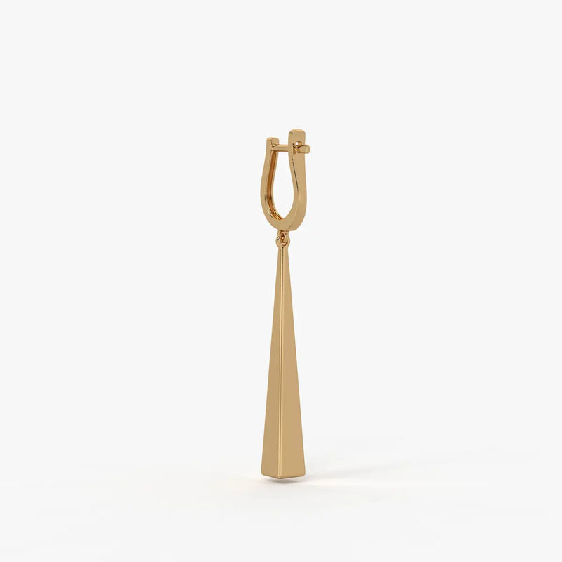 Avenyx Taper Drop Hoop Earrings